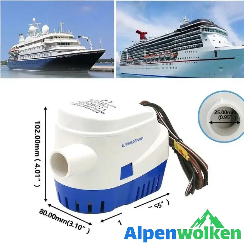 Alpenwolken - Automatische Boot-Tauchpumpe-Bilgepumpe