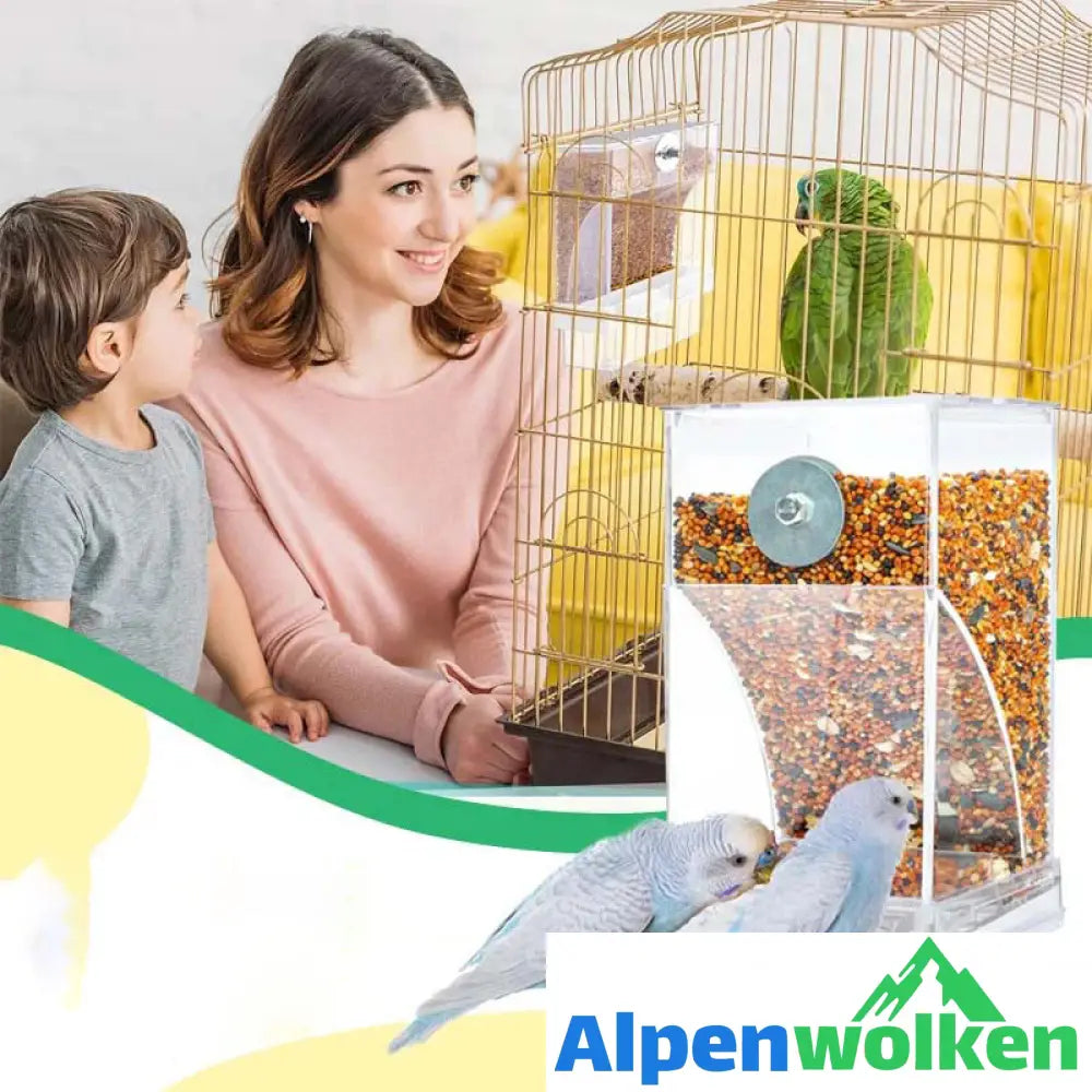 Alpenwolken - Automatischer, auslaufsicherer Vogelfutterspender