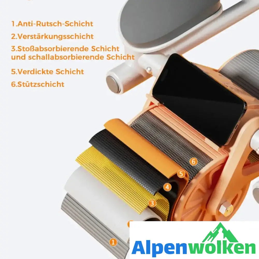 Alpenwolken - Automatisches Rückprall-Bauchrad