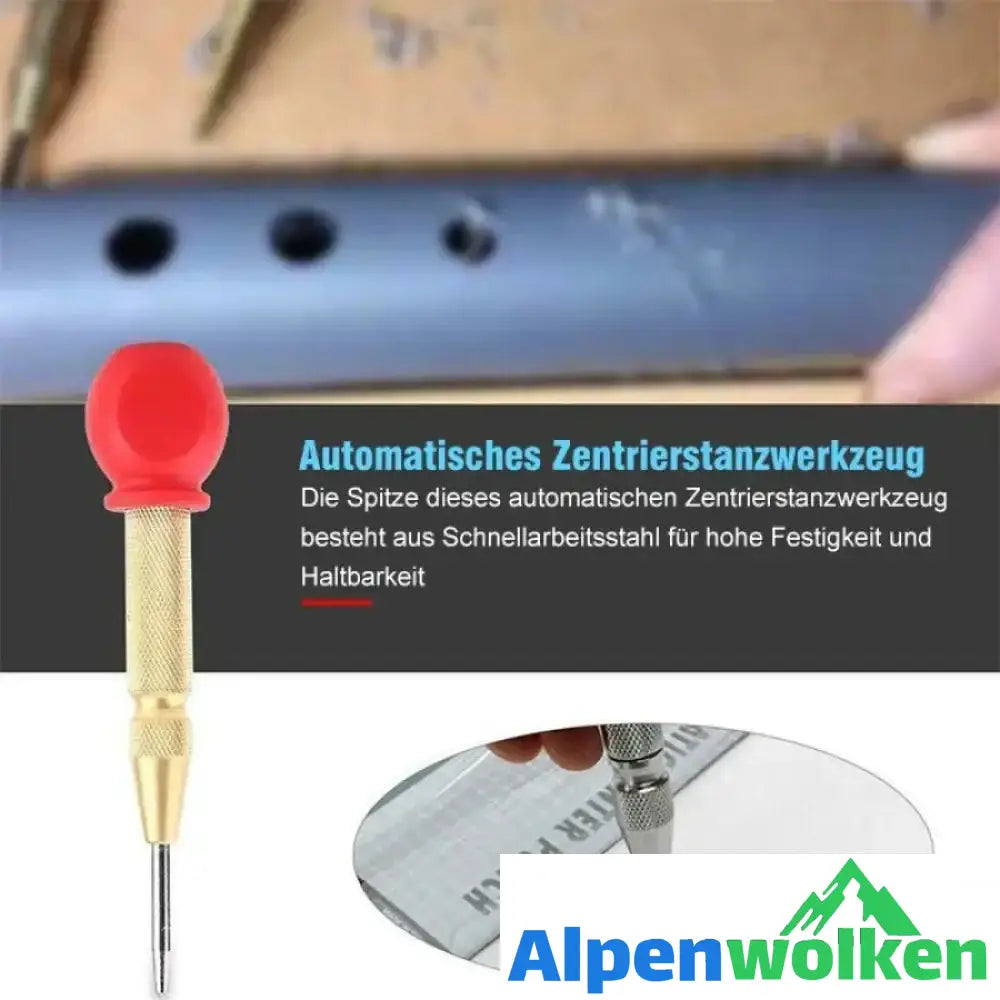 Alpenwolken - Automatisches Zentrierstanzwerkzeug Rot