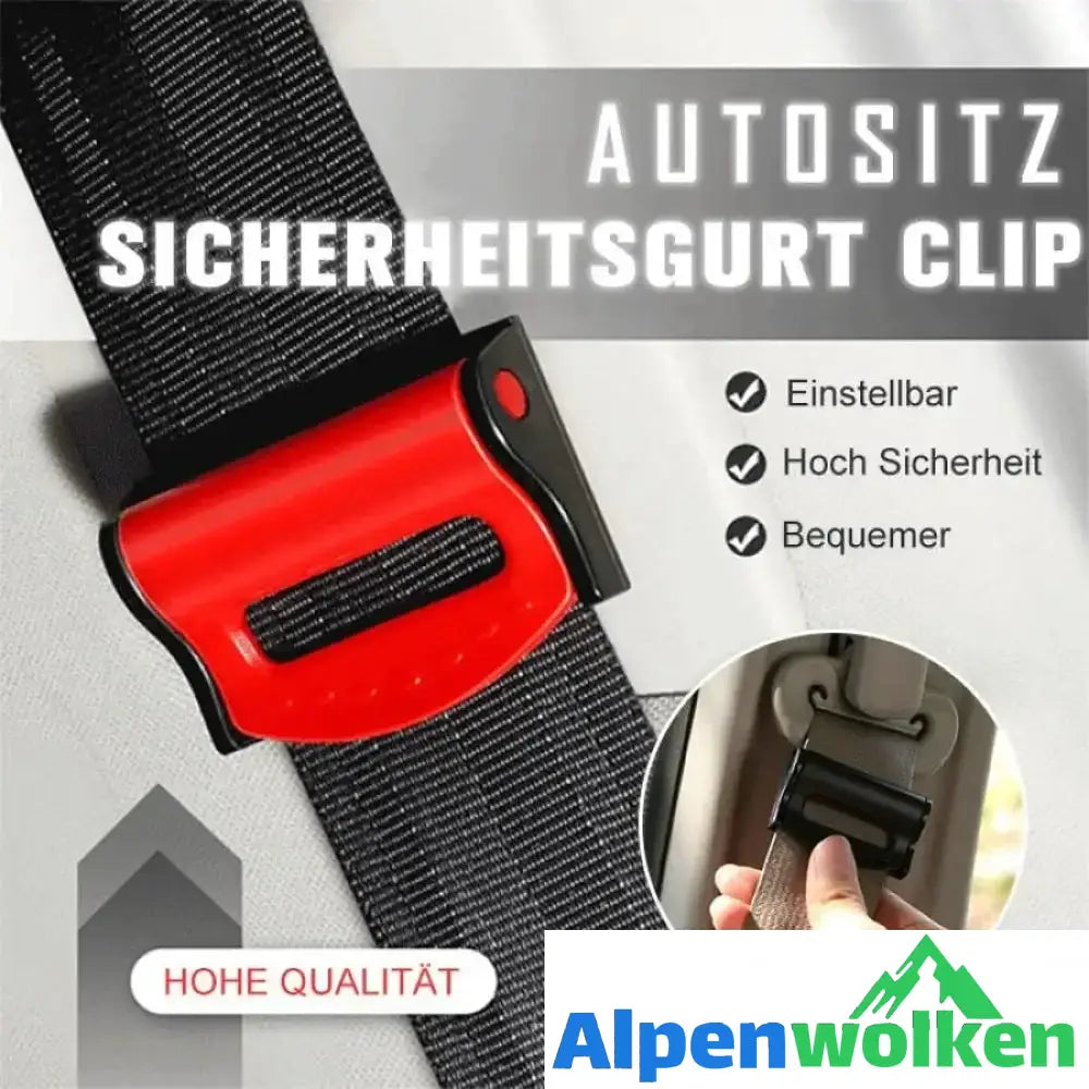 Alpenwolken - Autositz Sicherheitsgurt Clip