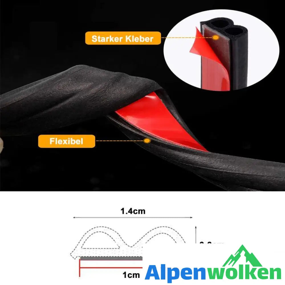 Alpenwolken - Autotür Dichtungsstreifen für Kantenschutz, Geräuschreduzierung, Staubdicht