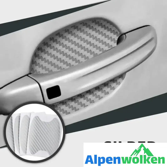 Alpenwolken - Autotürgriff Schutzfolien Silber