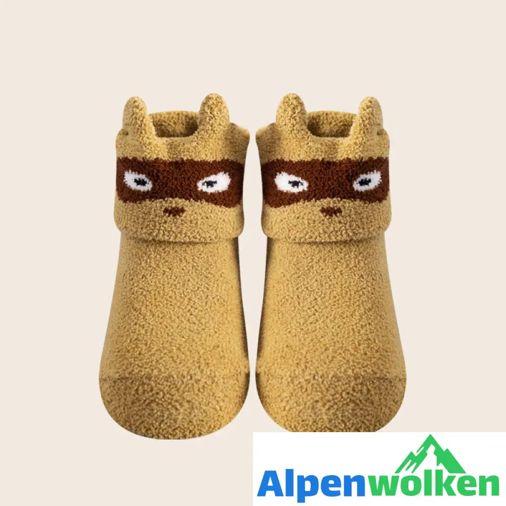 Alpenwolken - Baby Anti-Rutsch Bodensocken