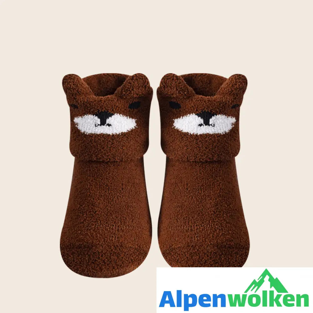 Alpenwolken - Baby Anti-Rutsch Bodensocken