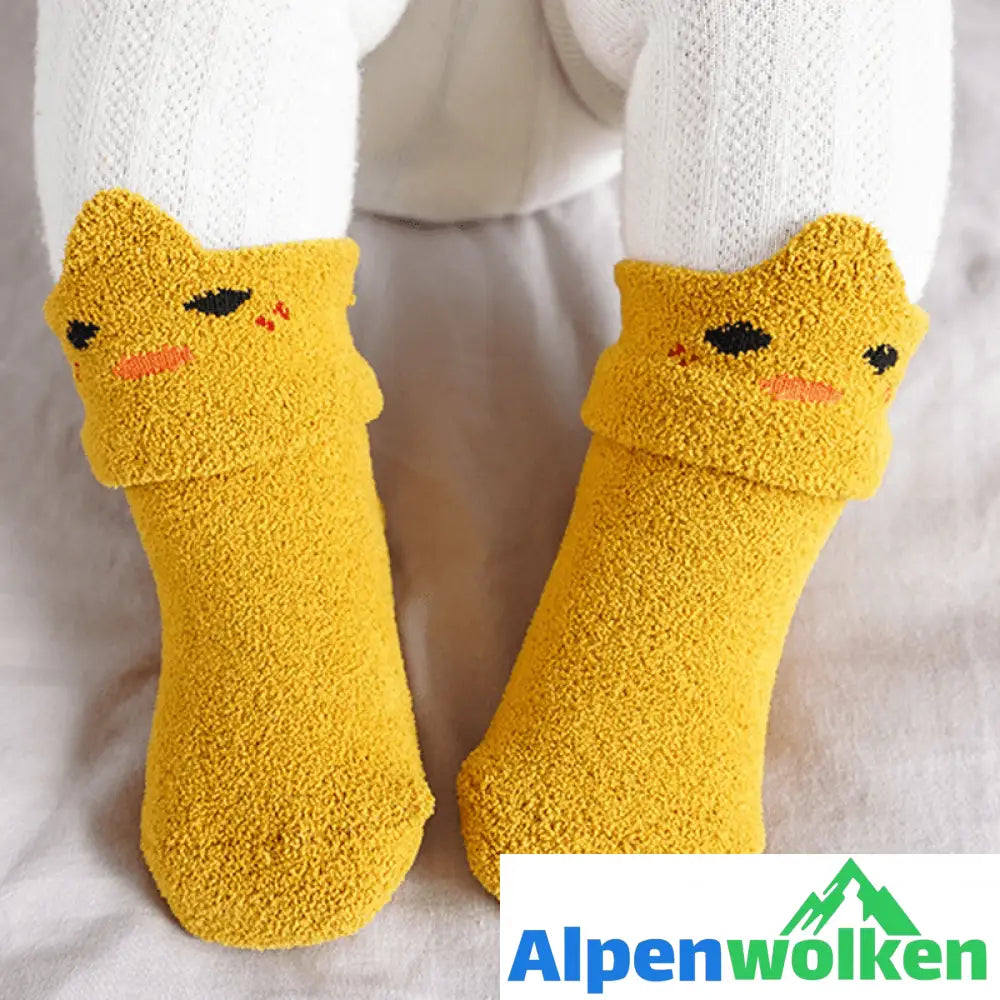 Alpenwolken - Baby Anti-Rutsch Bodensocken