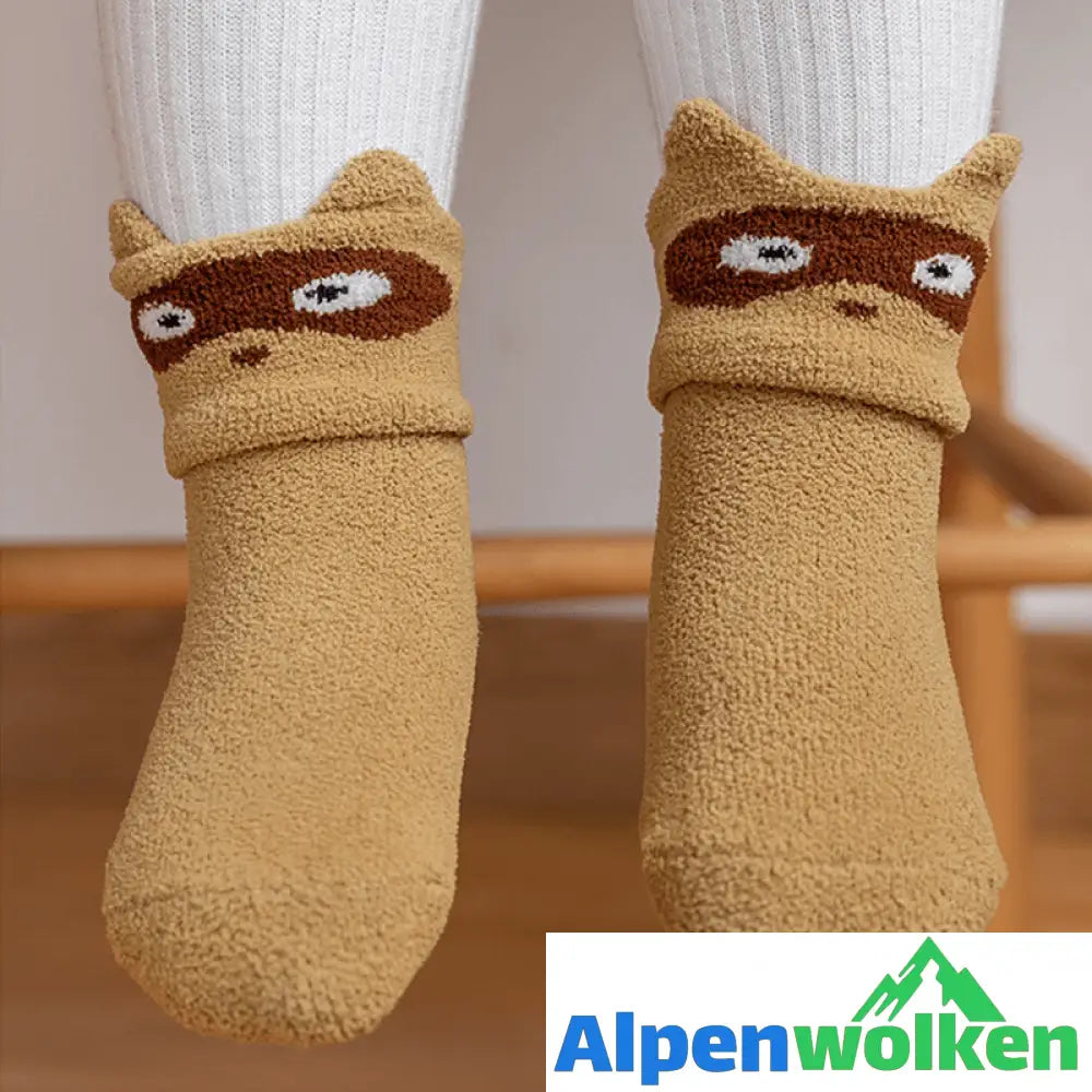 Alpenwolken - Baby Anti-Rutsch Bodensocken