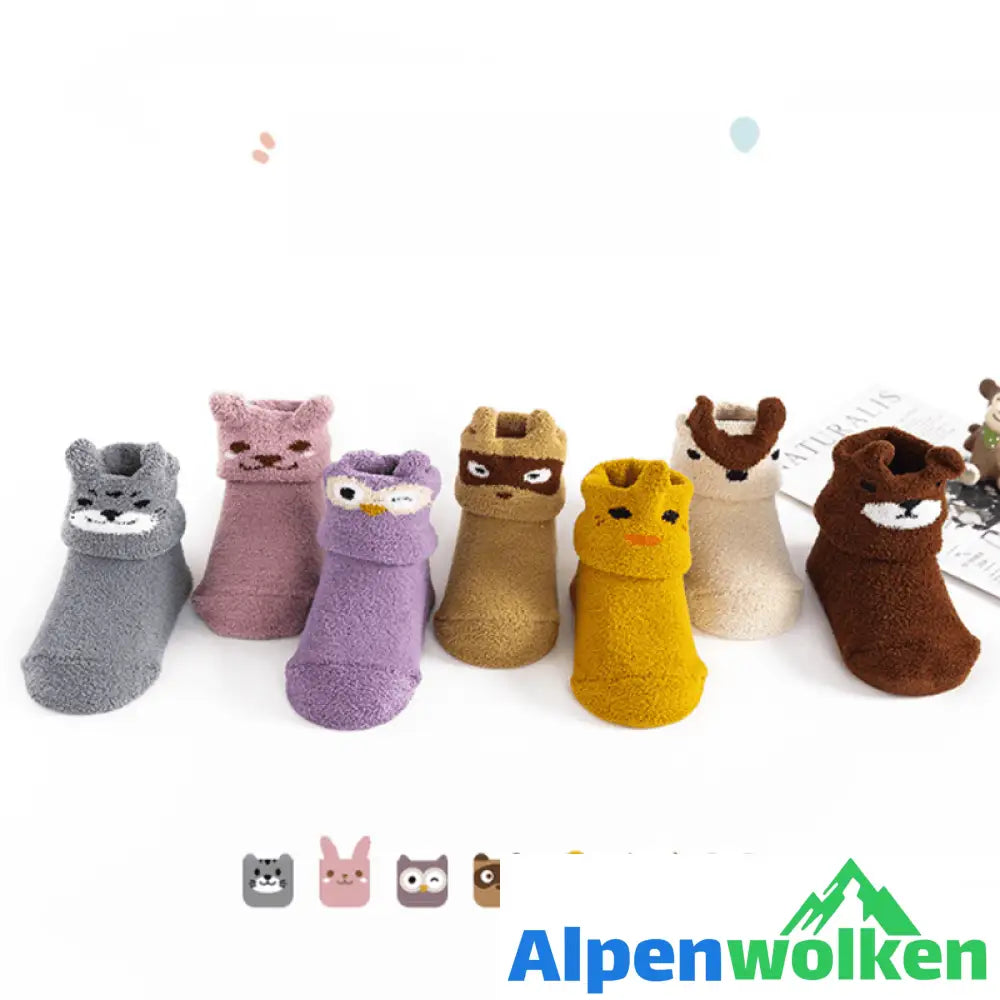 Alpenwolken - Baby Anti-Rutsch Bodensocken