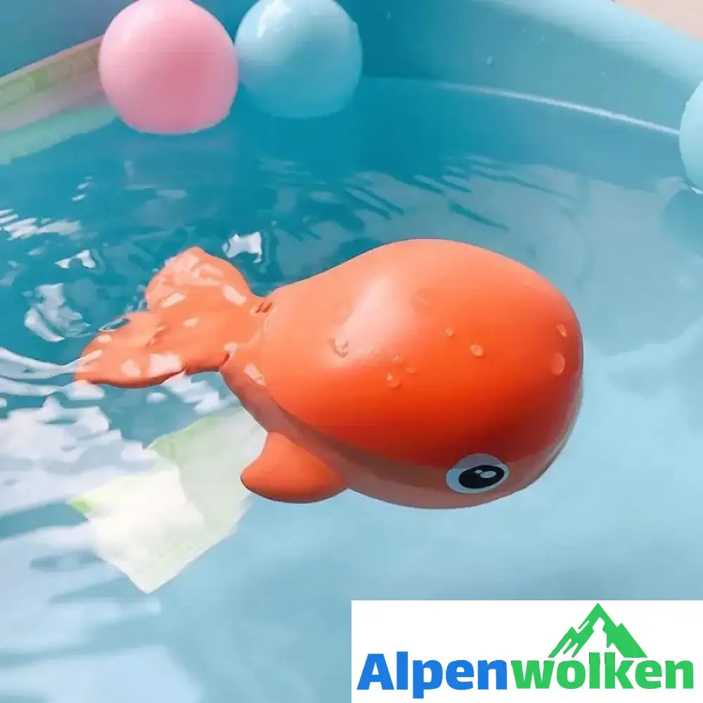 Alpenwolken - Baby Bad Schildkröte Spielzeug Orang Wal