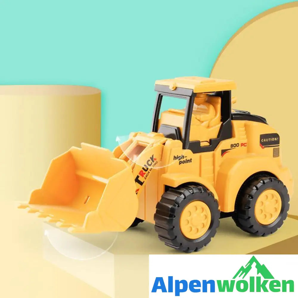 Alpenwolken - Baby Presse Baufahrzeug Spielzeug Bulldozer