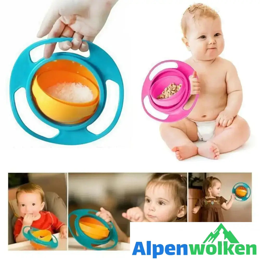 Alpenwolken - Baby Universal "UFO" Schüssel (3 Farben)