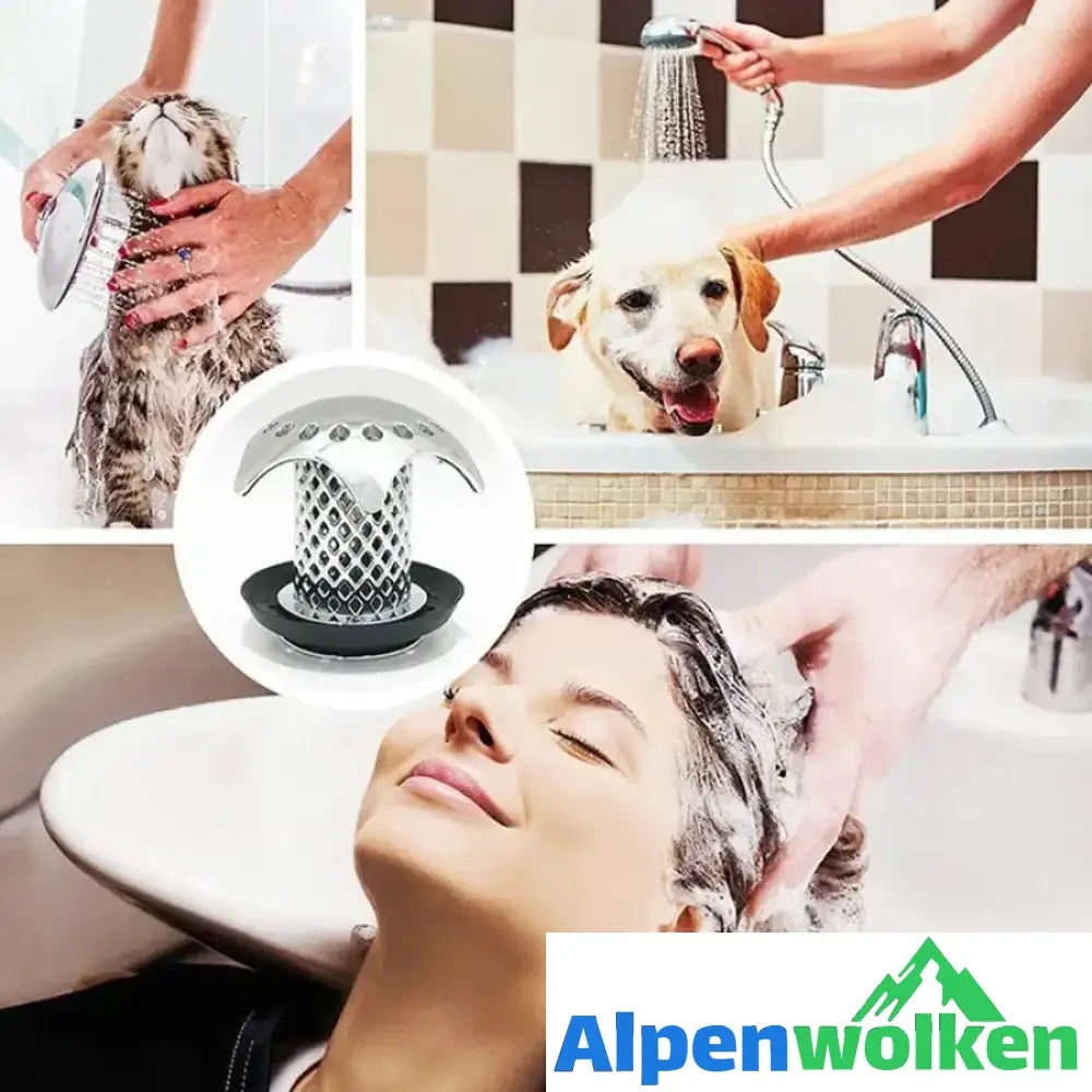 Alpenwolken - Badewanne Badezimmer Anti-Blockier-Gerät