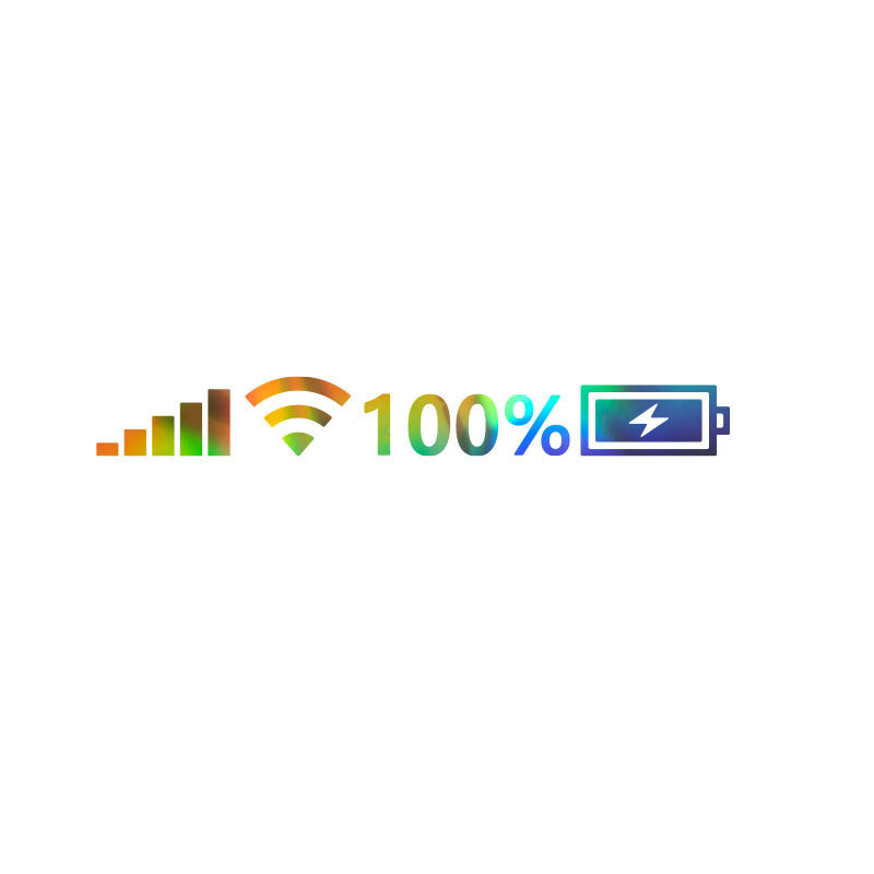 Alpenwolken - WiFi Power-Aufkleber für die Windschutzscheibe des Autos