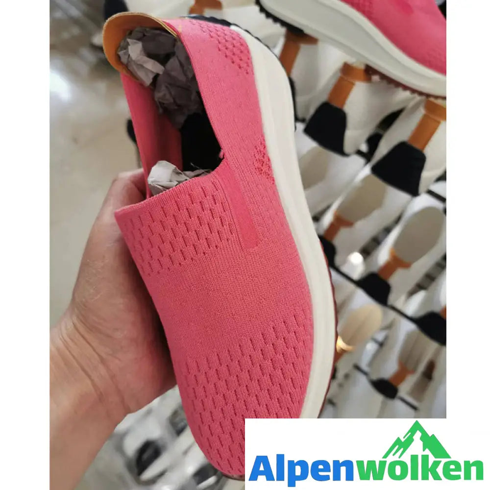 Alpenwolken - Ballenzeh-Korrektur Damen Mesh Turnschuhe Rosa