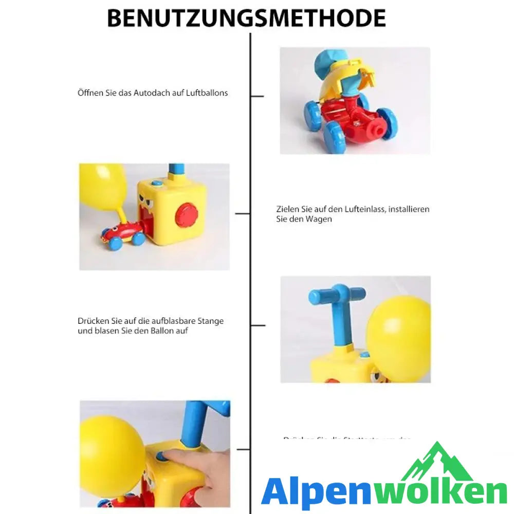 Alpenwolken - Ballons Auto Kinder Wissenschaftsspielzeug