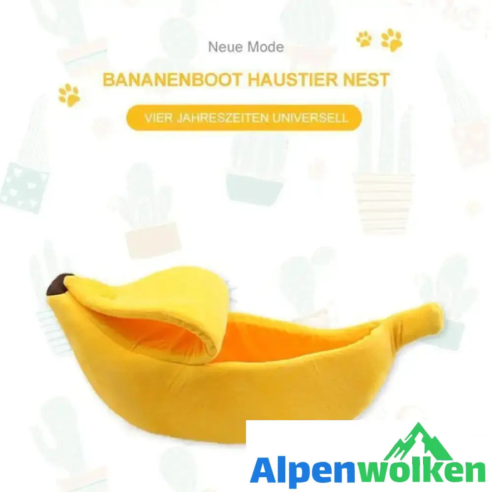 Alpenwolken - Bananen Haustierbett