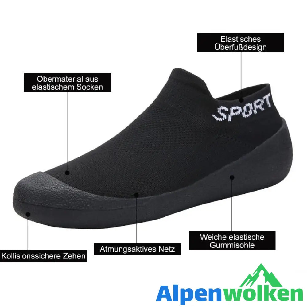 Alpenwolken - Barfuß Sockenschuhe Schuhe