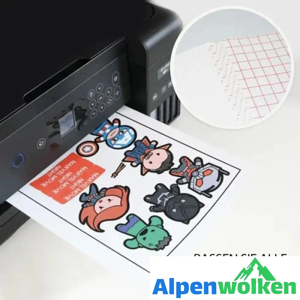 Alpenwolken - Basteln Transferpapier für Inkjetdrucker（5 Blätter）