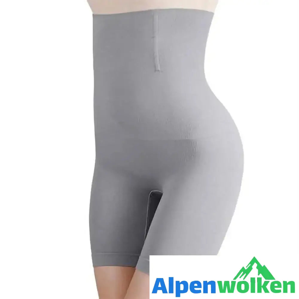 Alpenwolken - Bauchhose mit hoher Taille grau