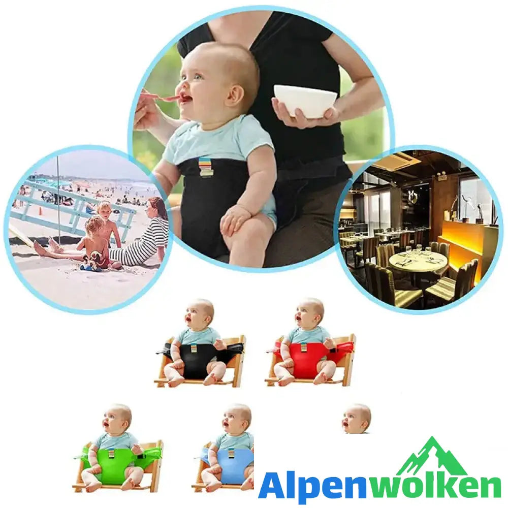 Alpenwolken - Befestigungsgurt für Baby-Esszimmerstuhl