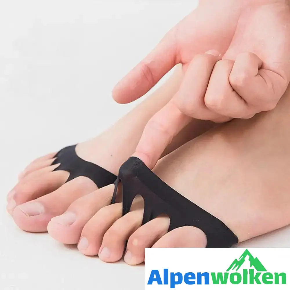 Alpenwolken - Bequeme rutschfeste korrigierende Zehensocken