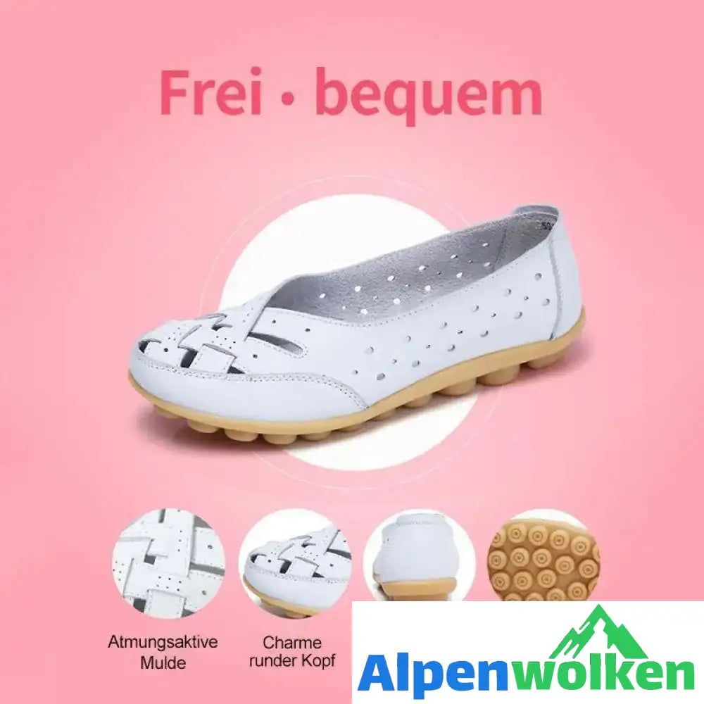 Alpenwolken - Bequeme und Weiche Damen Lederschuhe