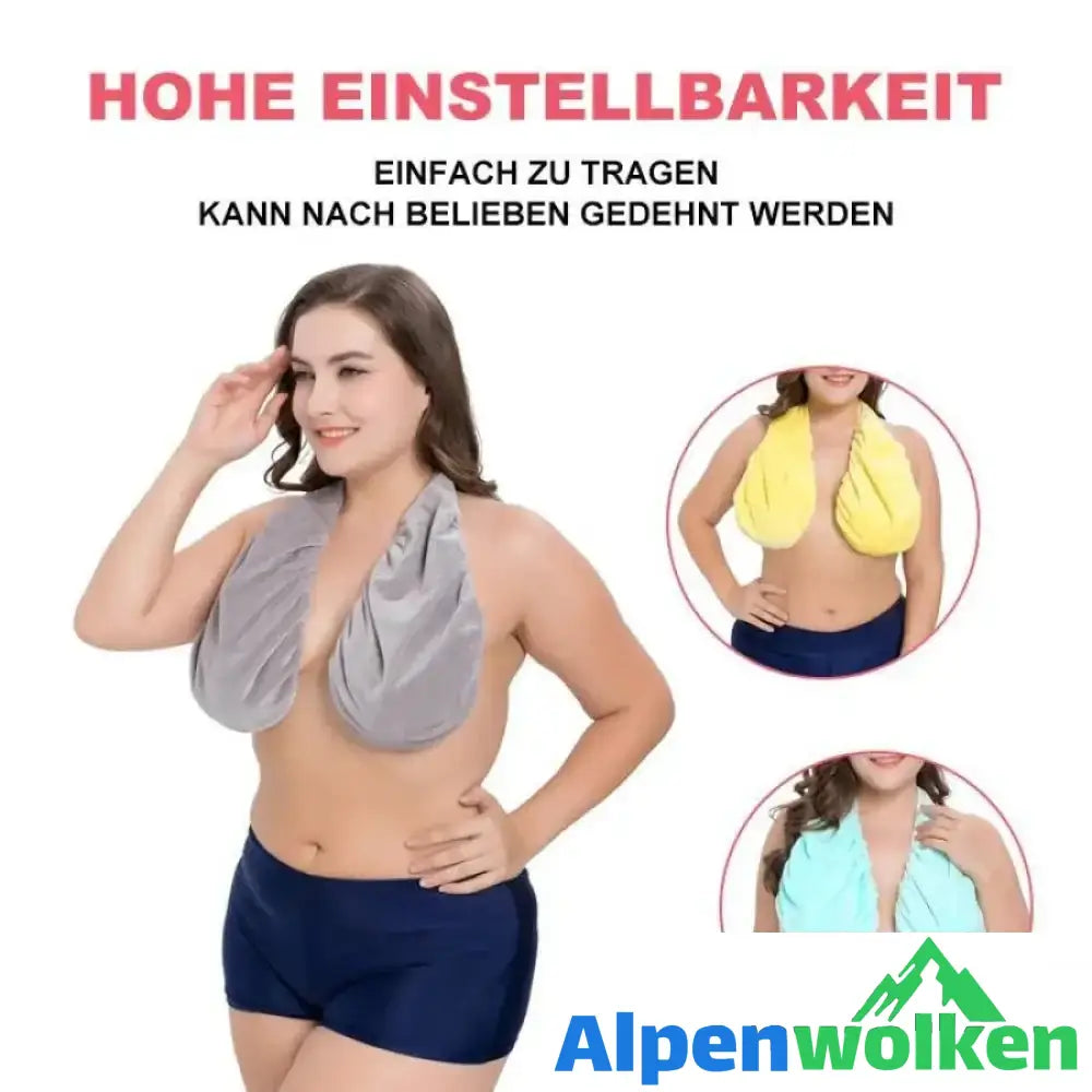 Alpenwolken - Bequemer Handtuch BH