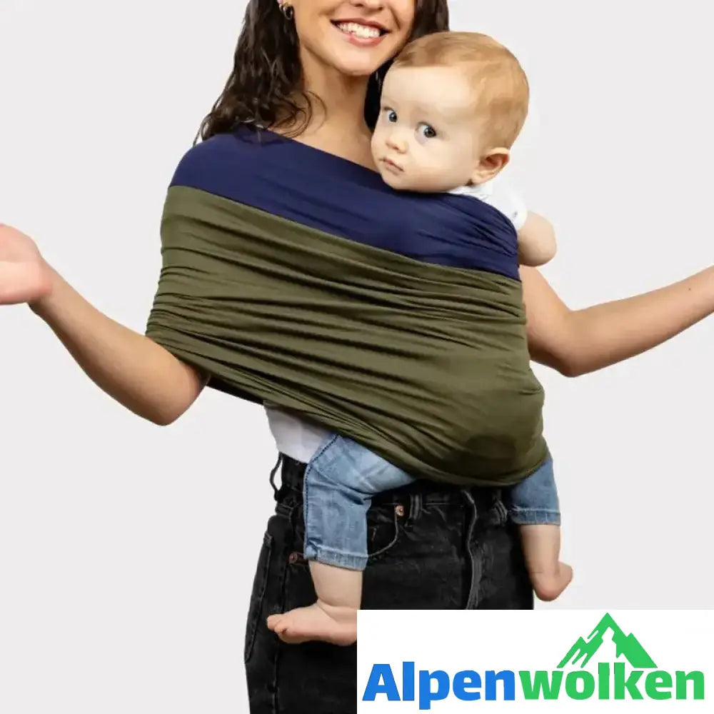 Alpenwolken - Bequemes Baby-Rückenhandtuch