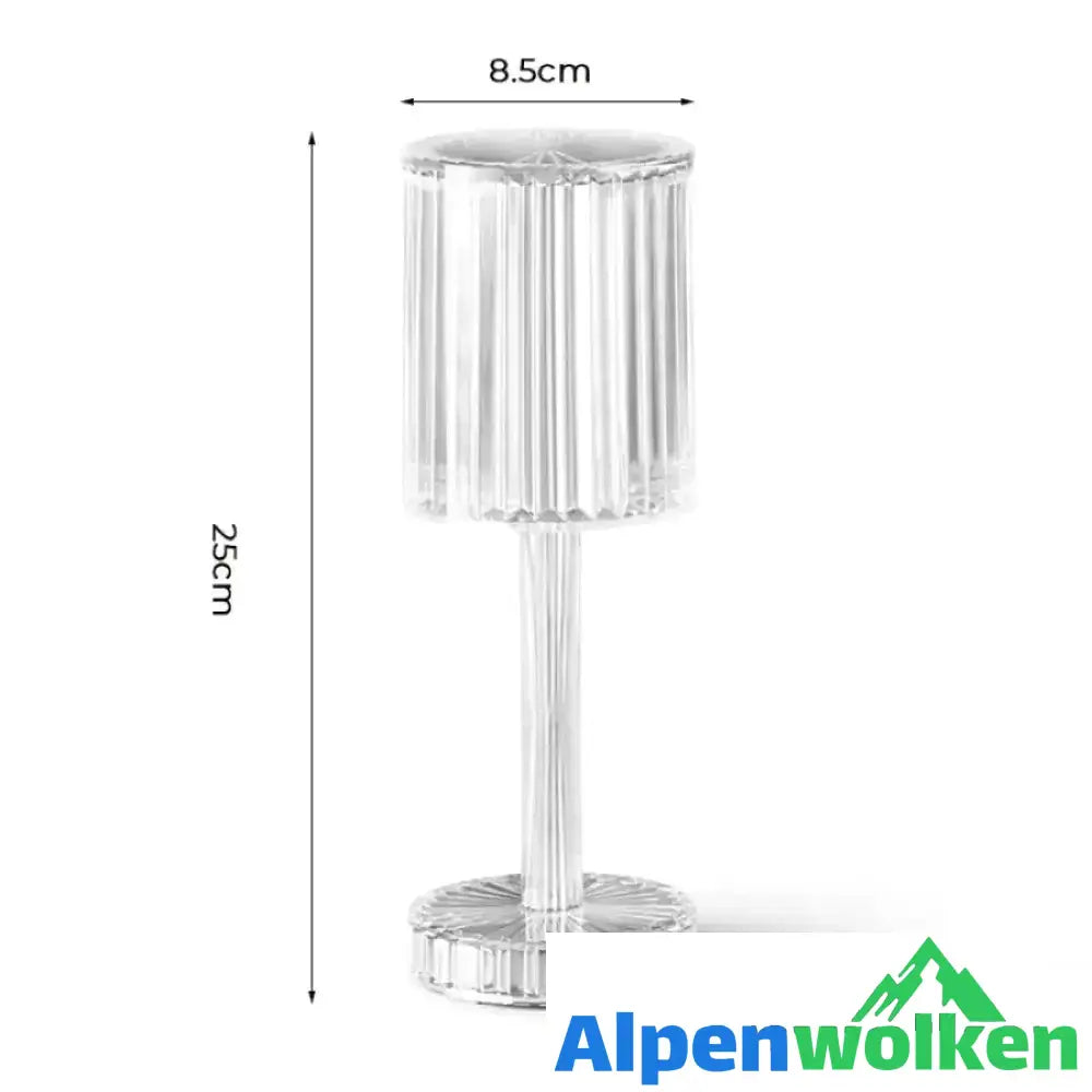 Alpenwolken - Berührbare Linienlampe aus Acryl