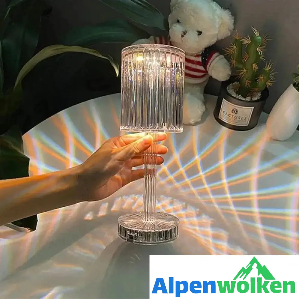 Alpenwolken - Berührbare Linienlampe aus Acryl