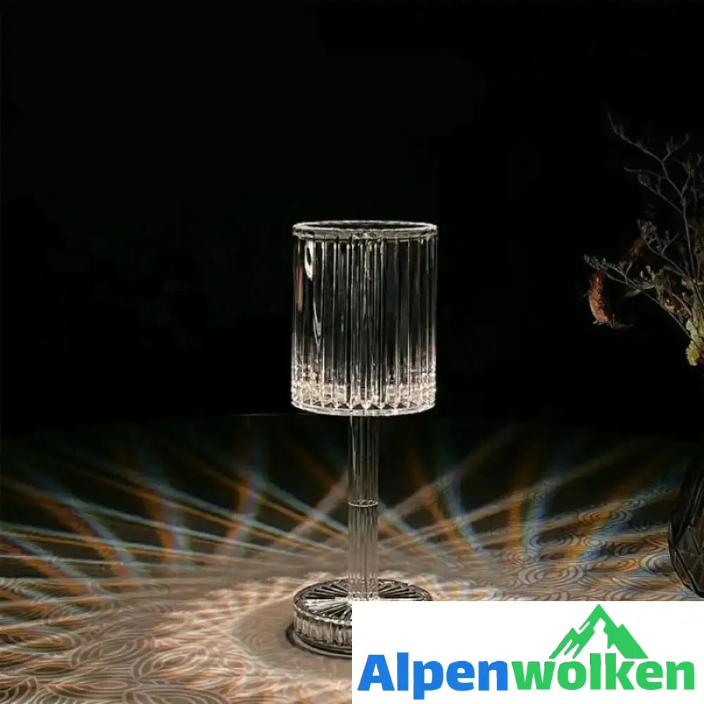 Alpenwolken - Berührbare Linienlampe aus Acryl