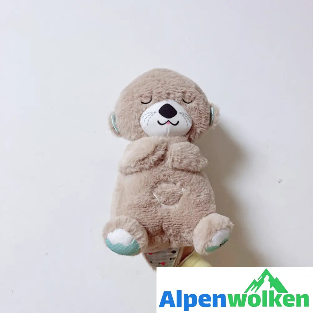 Alpenwolken - Beruhigender Otter-Plüsch grau