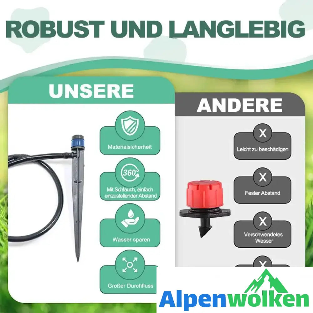 Alpenwolken - 💦Bewässerungsset für den Garten