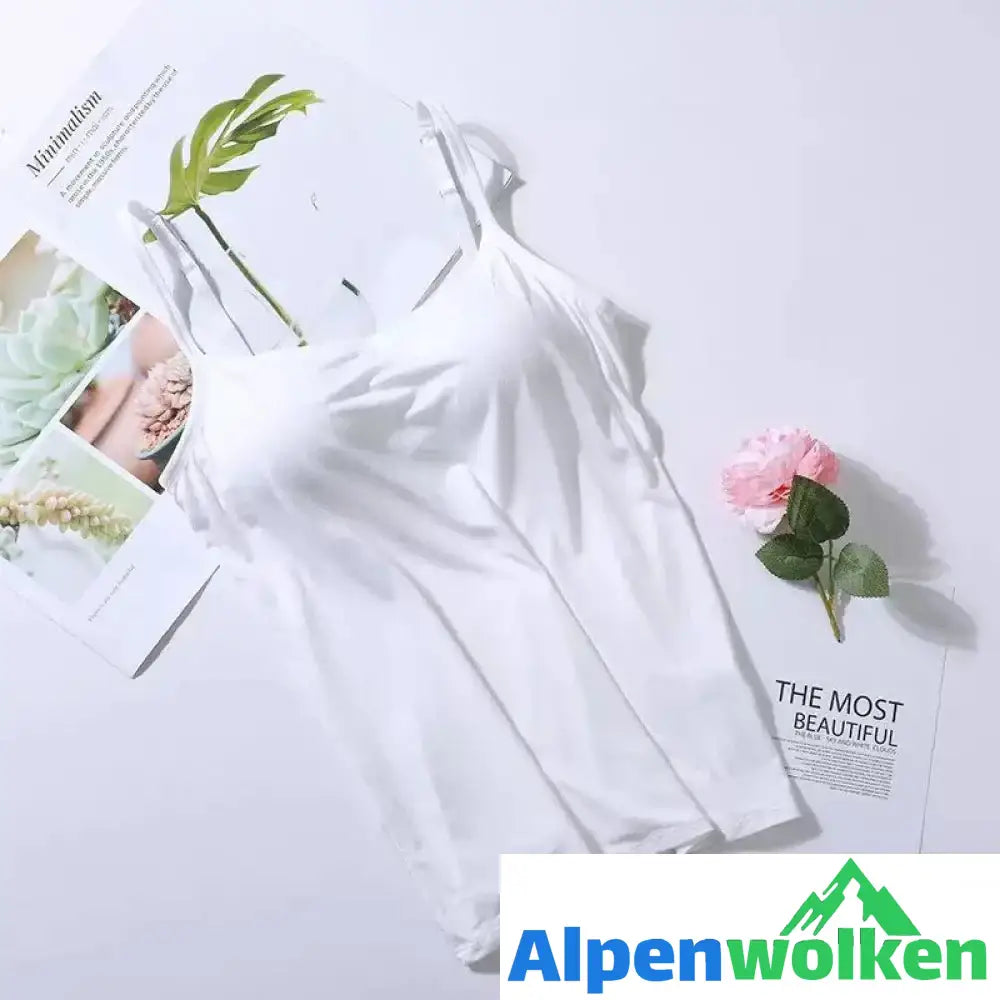 Alpenwolken - BH Cami Tank mit integriertem BH