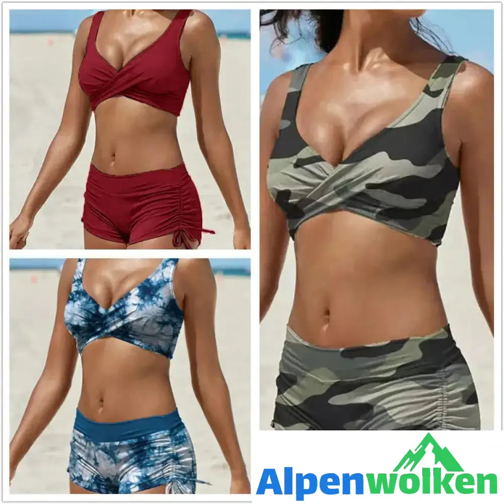 Alpenwolken - Bikini-Badeanzug