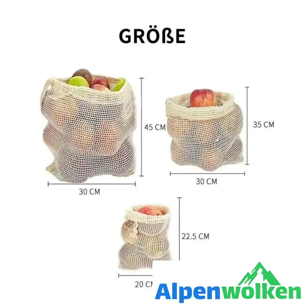 Alpenwolken - Biologisch abbaubare Beutel Waschmaschine freundlich