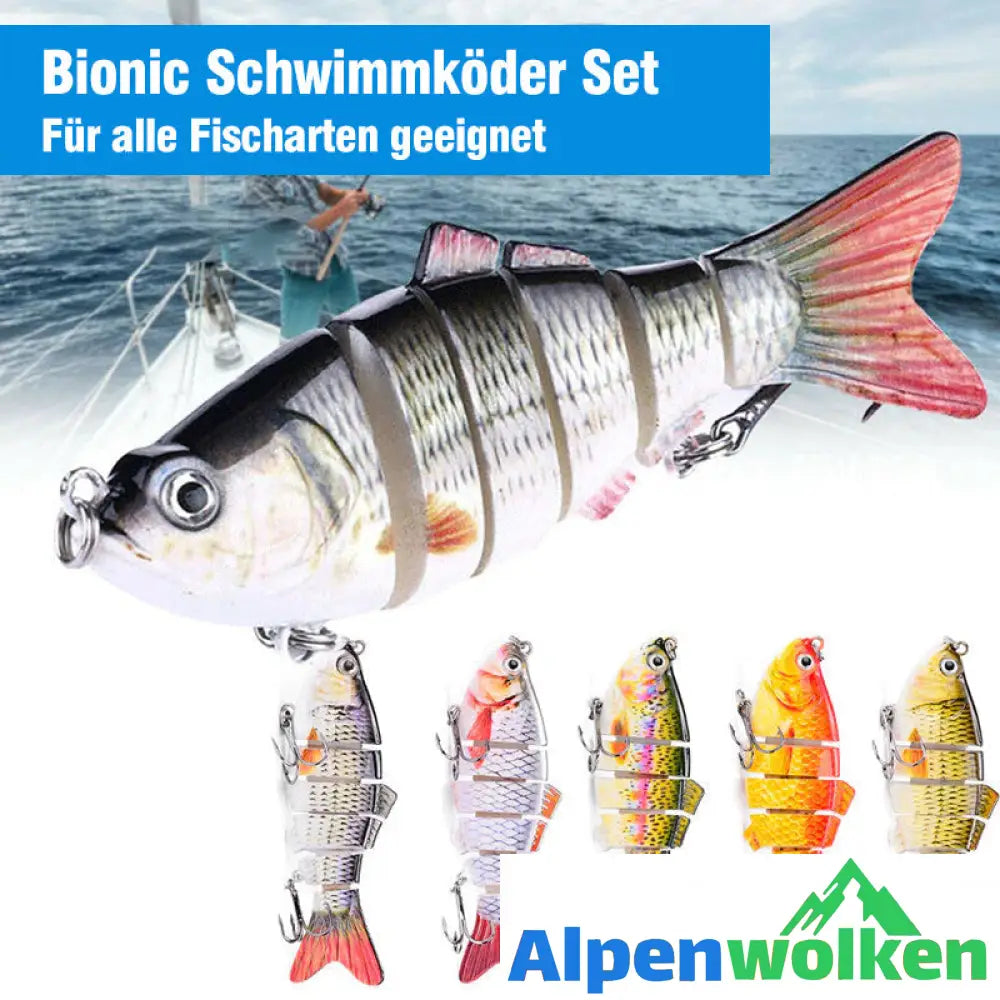 Alpenwolken - Bionic Schwimmköder-Set ( 5STK )