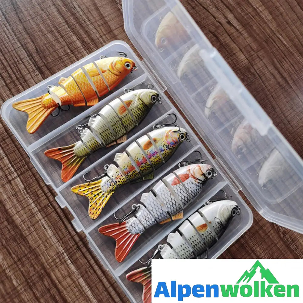 Alpenwolken - Bionic Schwimmköder-Set ( 5STK ) B