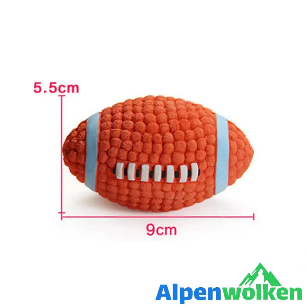 Alpenwolken - 🐶Bissfester Ball für Hunde🐕 Rugby