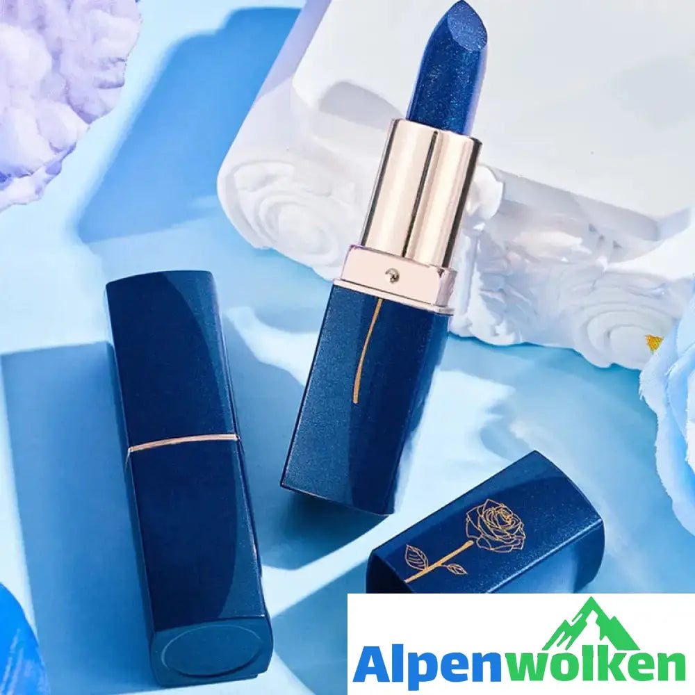 Alpenwolken - Blauer, farbwechselnder Lippenstift von Enchantress