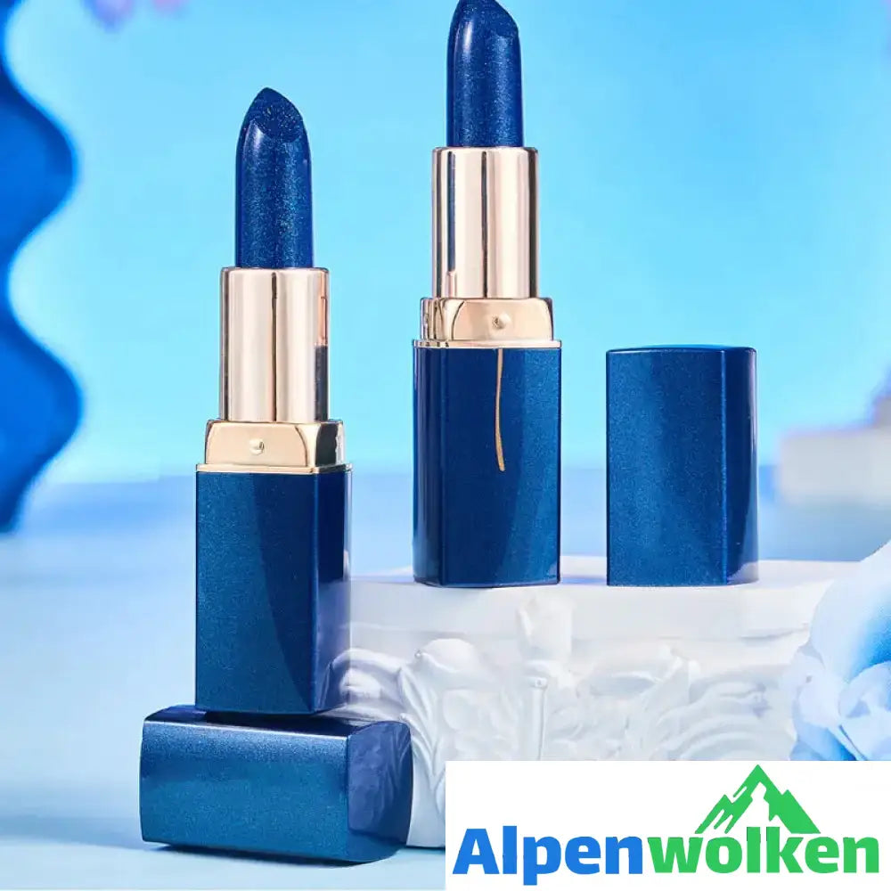 Alpenwolken - Blauer, farbwechselnder Lippenstift von Enchantress