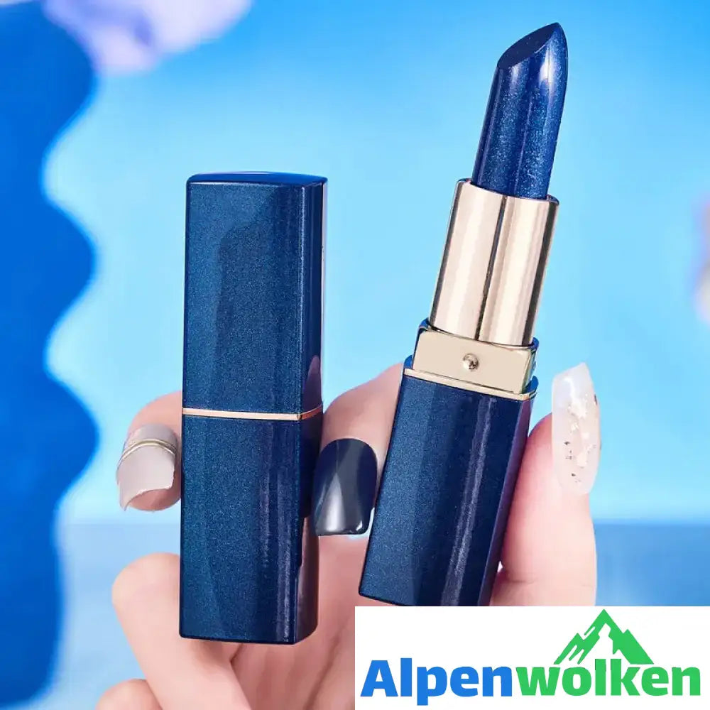 Alpenwolken - Blauer, farbwechselnder Lippenstift von Enchantress