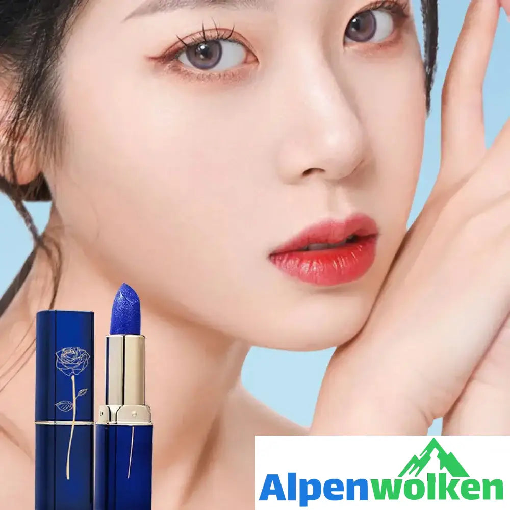 Alpenwolken - Blauer, farbwechselnder Lippenstift von Enchantress