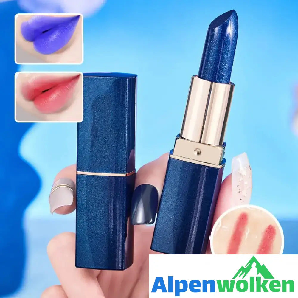 Alpenwolken - Blauer, farbwechselnder Lippenstift von Enchantress