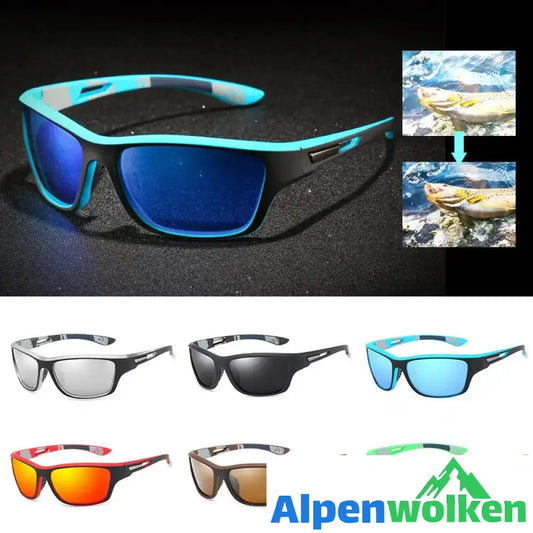 Alpenwolken - Blendfreie Outdoor-Sportsonnenbrille mit polarisierten Gläsern