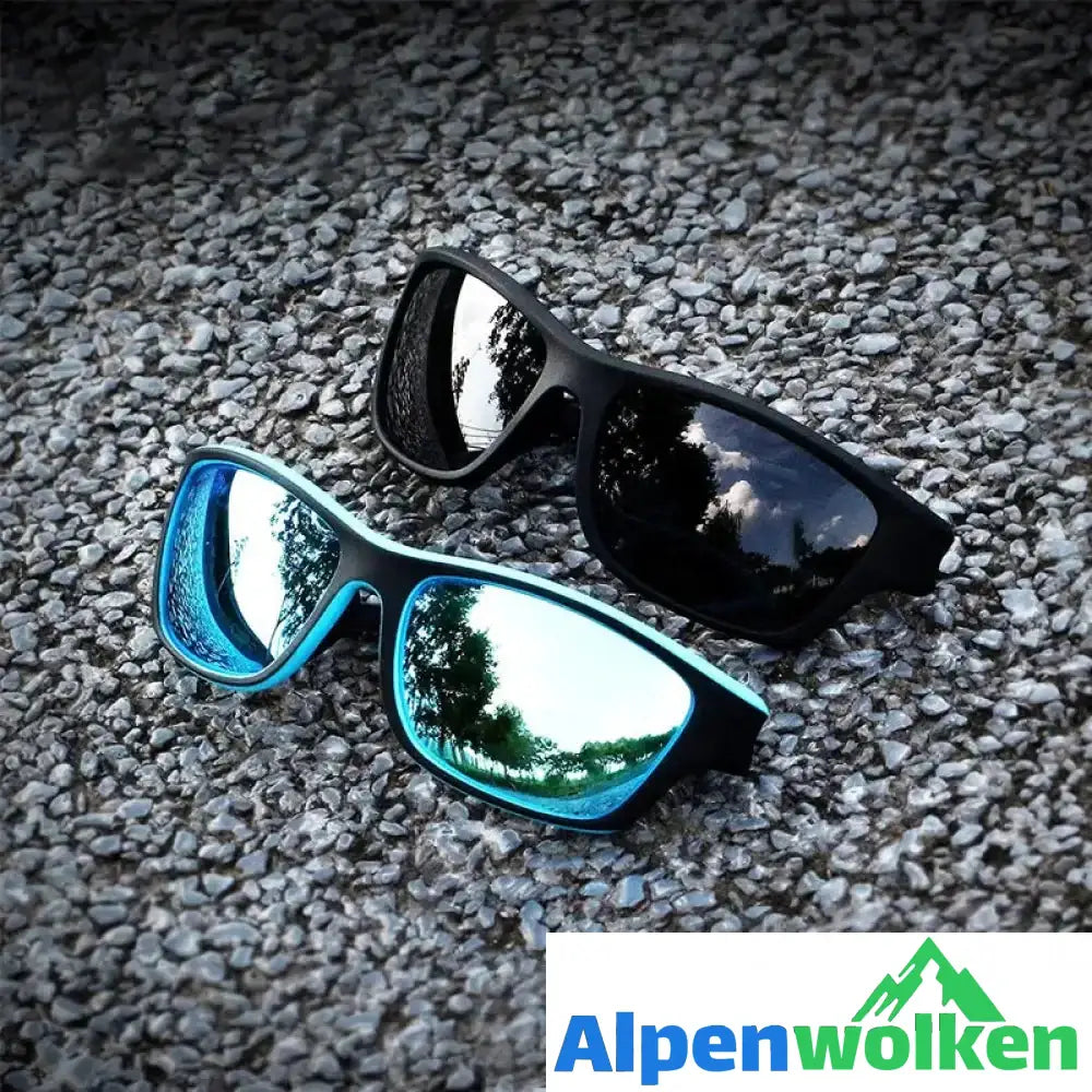 Alpenwolken - Blendfreie Outdoor-Sportsonnenbrille mit polarisierten Gläsern