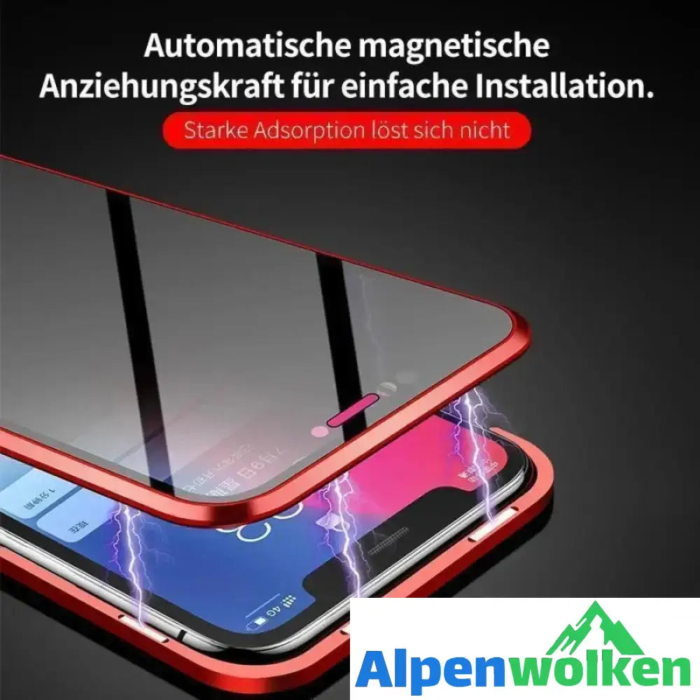 Alpenwolken - Blickschutz Handyhülle für iPhones (Doppelseite)