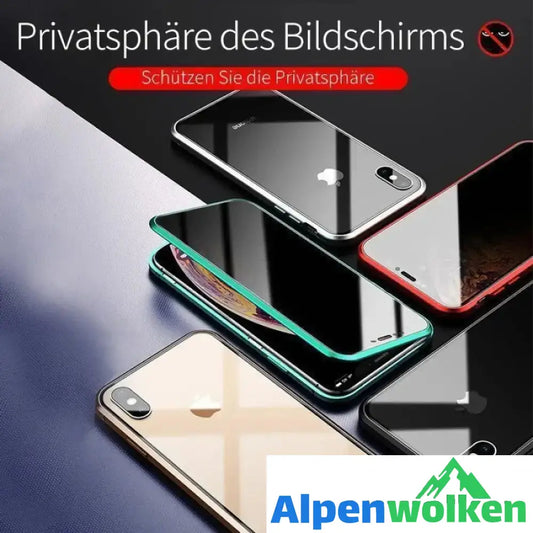 Alpenwolken - Blickschutz Handyhülle für iPhones (Doppelseite)