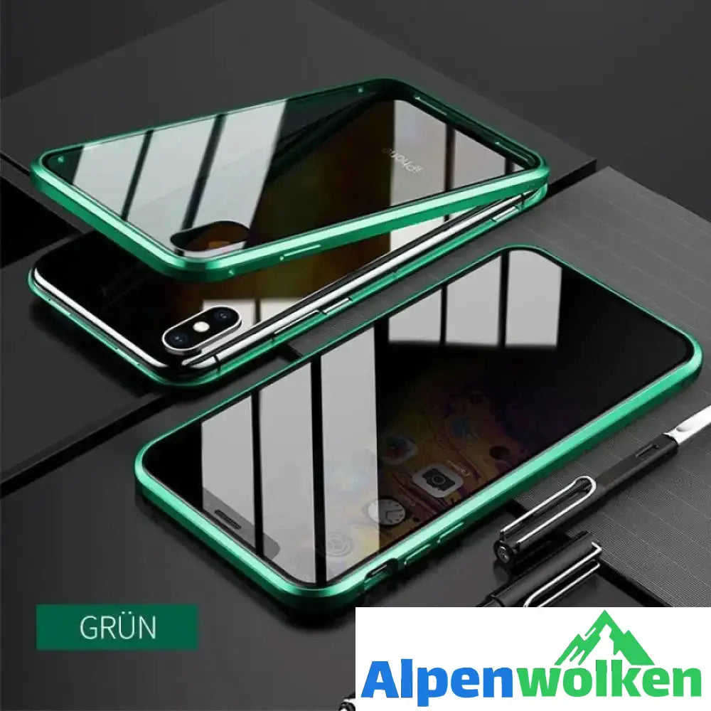 Alpenwolken - Blickschutz Handyhülle für iPhones (Doppelseite)