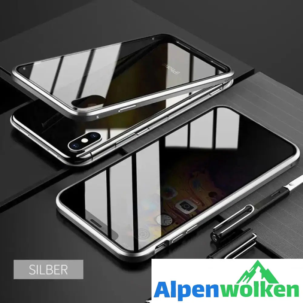 Alpenwolken - Blickschutz Handyhülle für iPhones (Doppelseite)